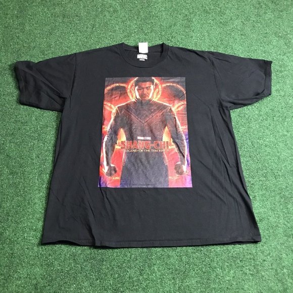 Men's Marvel Shang-Chi and the Legend of the Ten Rings Action Poster T-Shirt XL - Picture 2 of 6